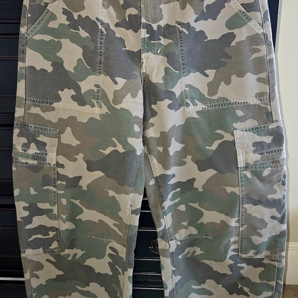 Citizens Of Humanity Camouflage Wide Leg Pants